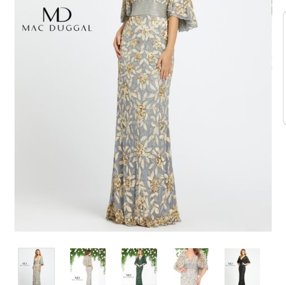 Designer: Mac Duggal Gown - Picture 4 of 4